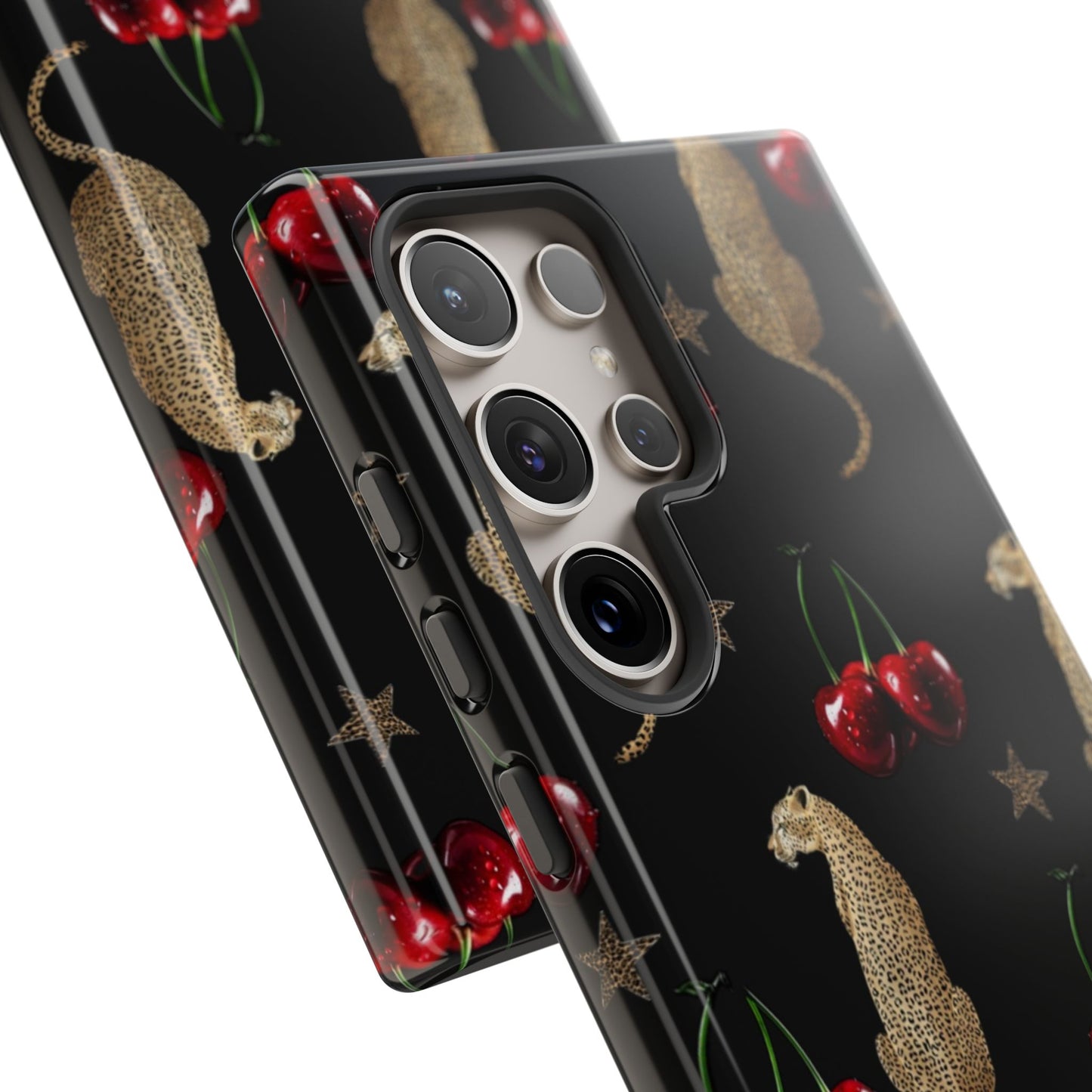 Leopard & Cherry Tough Case
