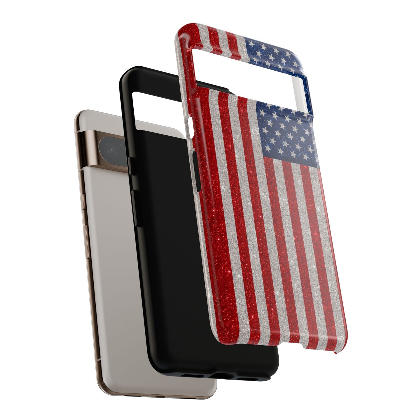 America Glitter Tough Case