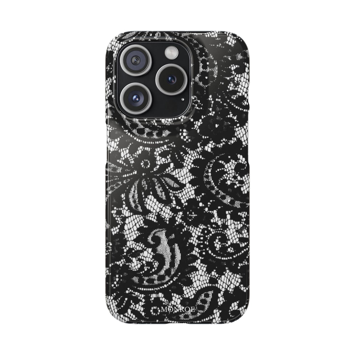 Black Lace Elegant Pattern Case