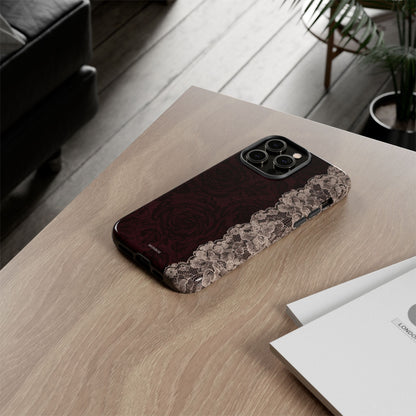Burgundy Rose Tough Case