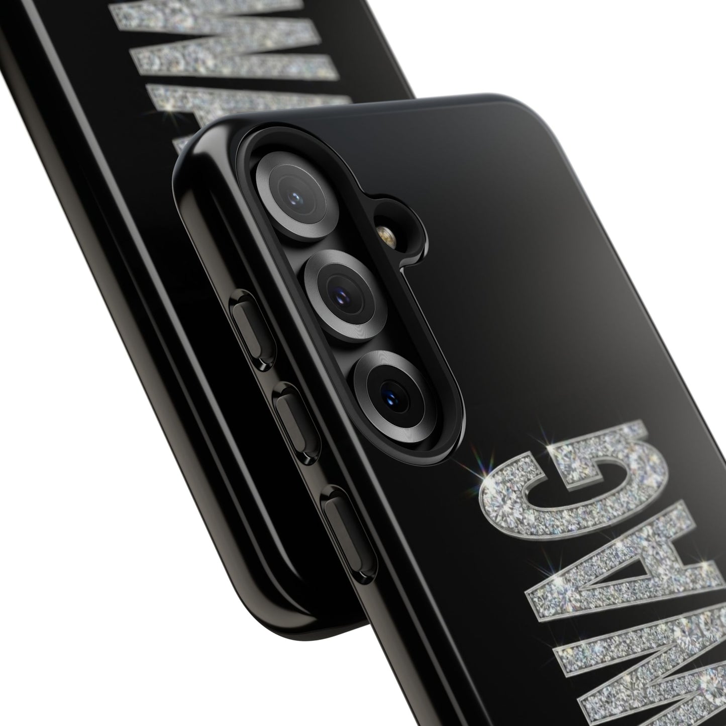 “#SWAG” Black Bling Tough Case