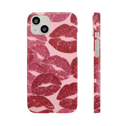 Pink Glitter Kiss Case