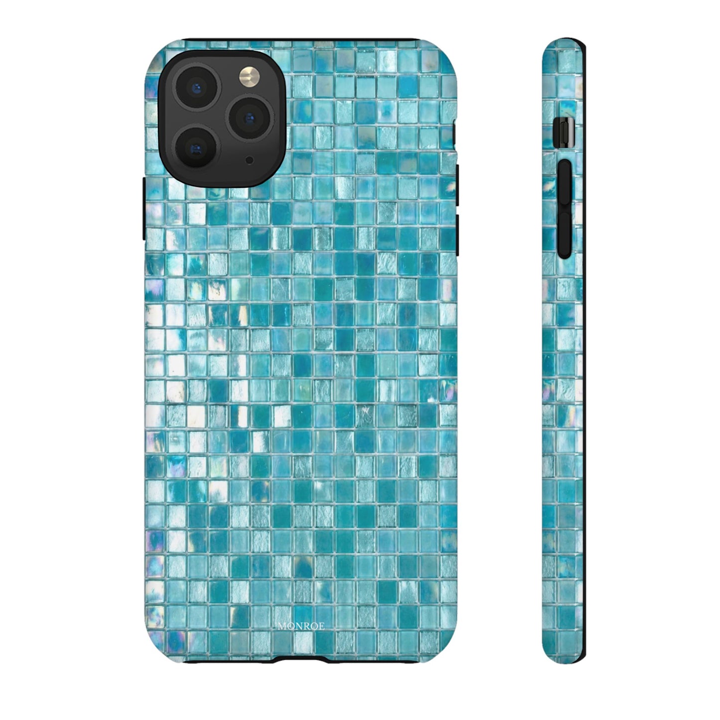 Hot Blue Mosaic Tile Tough Case