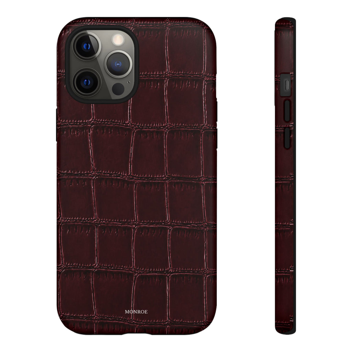 Burgundy Croc Tough Case