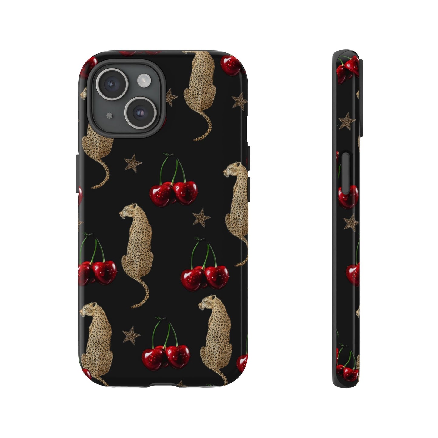 Leopard & Cherry Tough Case
