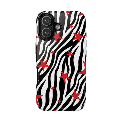 Zebra Red Stripes Tough Case