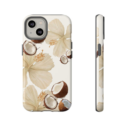 Tropical Coconut Floral Tough Case
