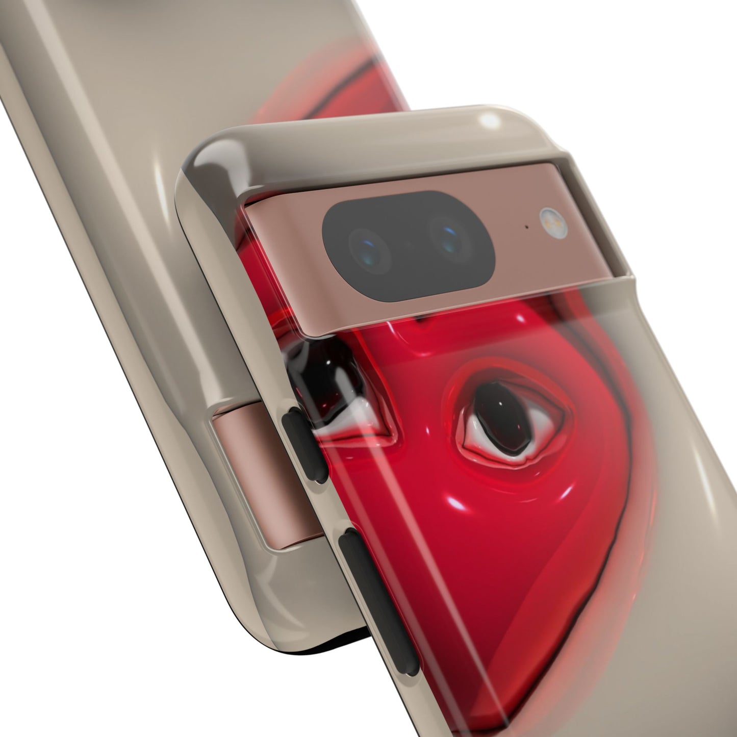 Red Heart Eyes Tough Case
