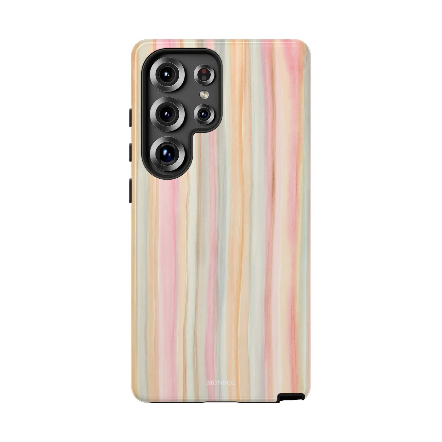 Pastel Watercolor Stripe Tough Case