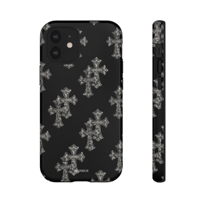 Black Crystal Cross Tough Case