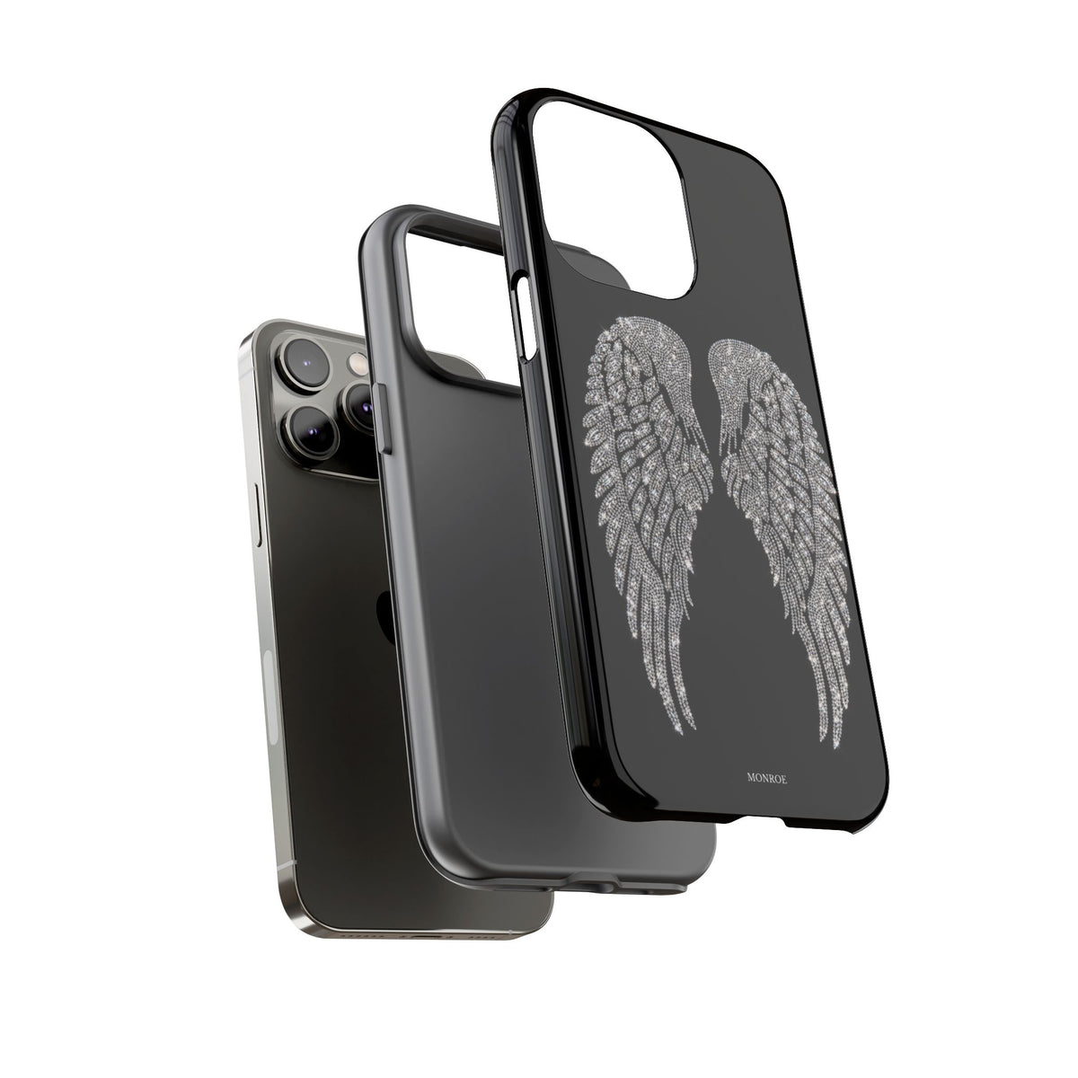 Silver Angel Wings Tough Case