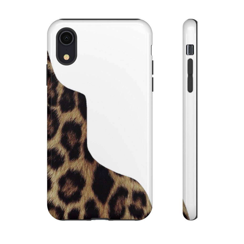 Half Cheetah Print Phone Case