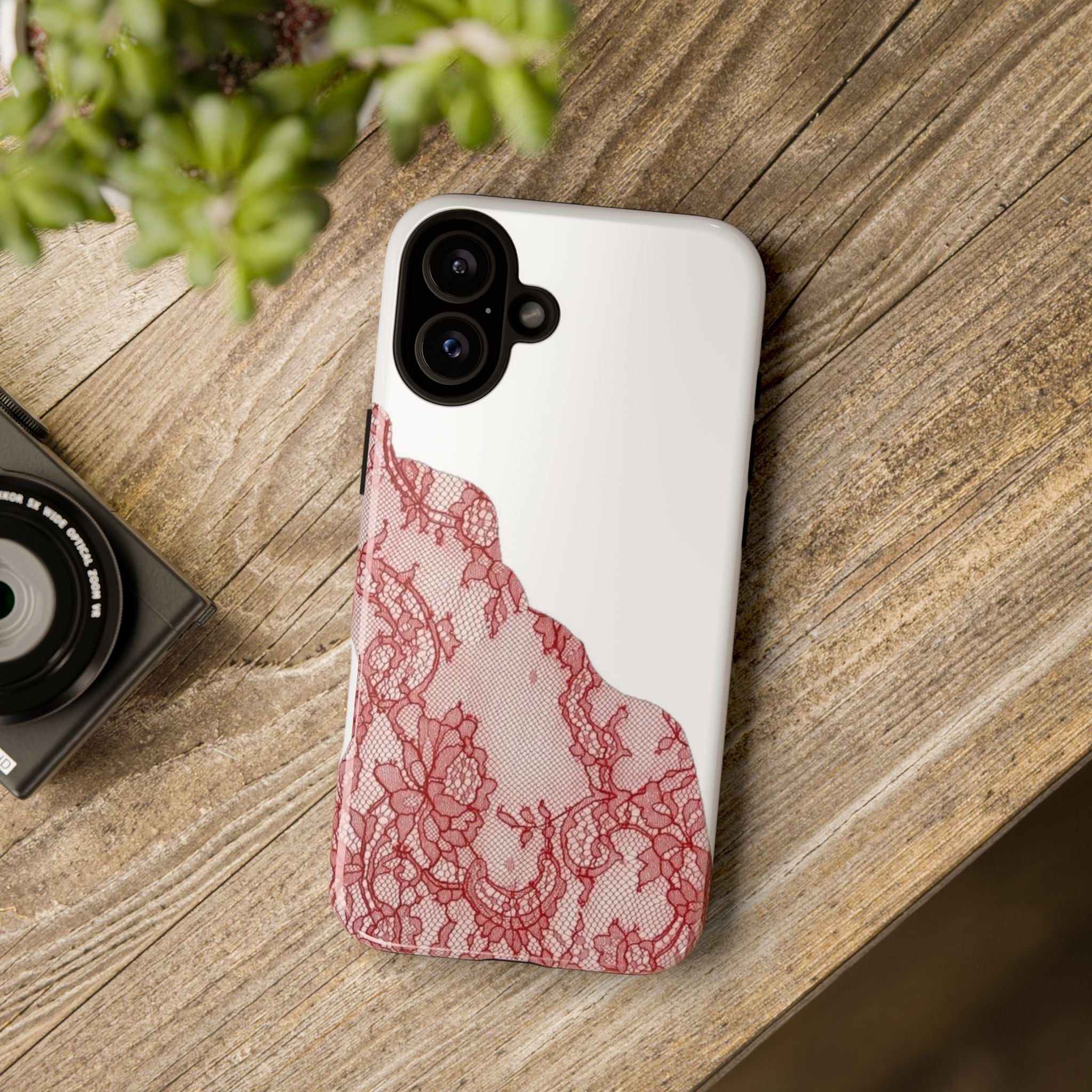 Red Lace Phone Case