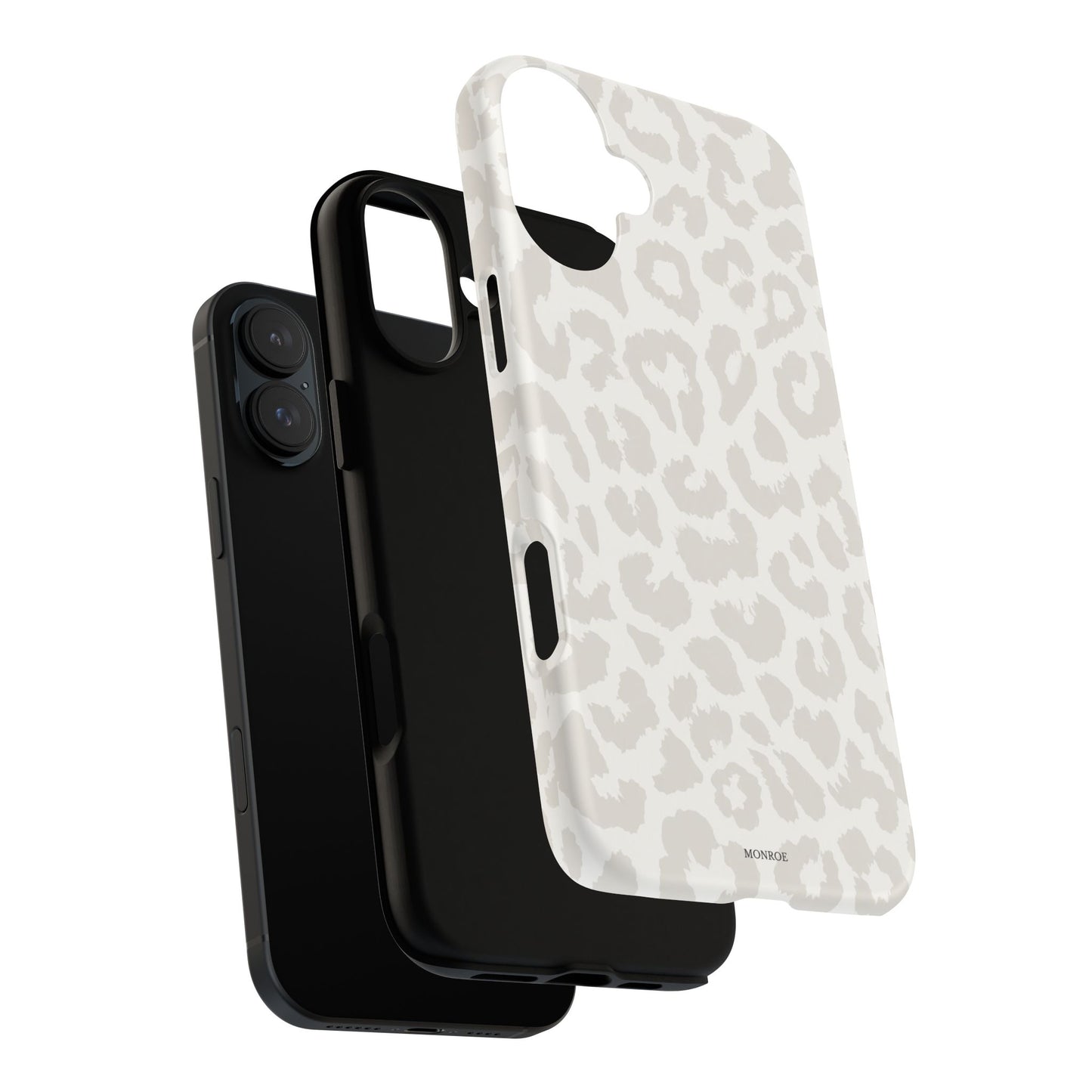 White Leopard Print Tough Case