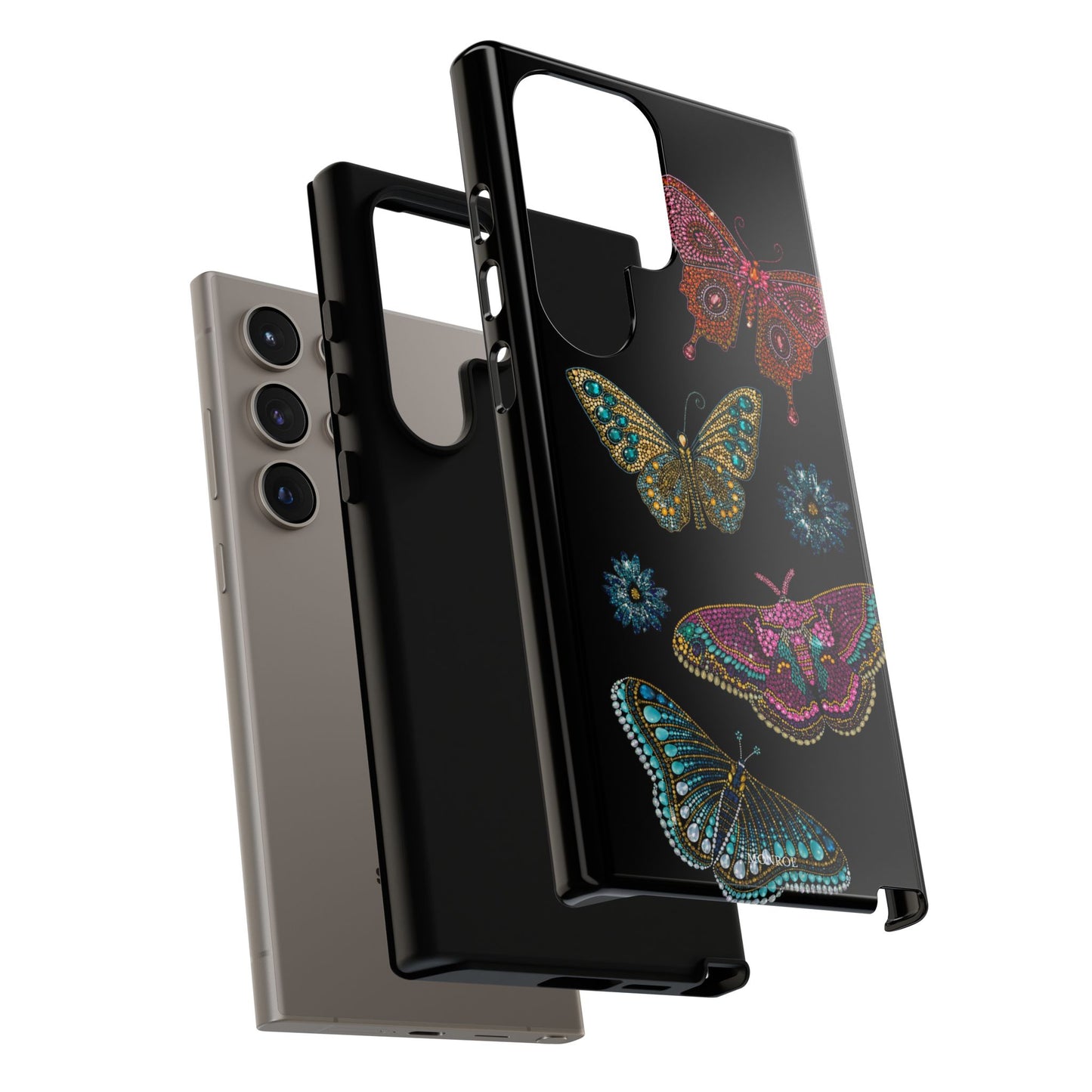 Butterfly Beaded Tough Case