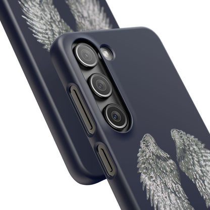 Navy Angel Wings Case