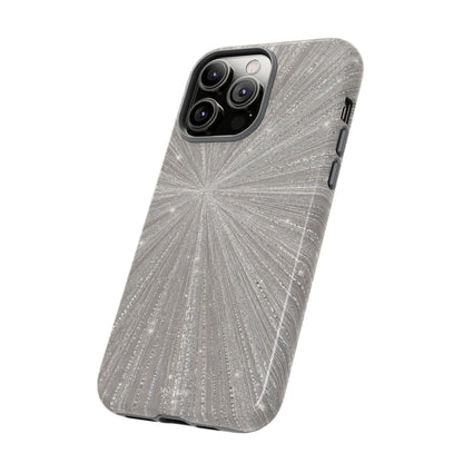 Sparkling Silver Burst Tough Case