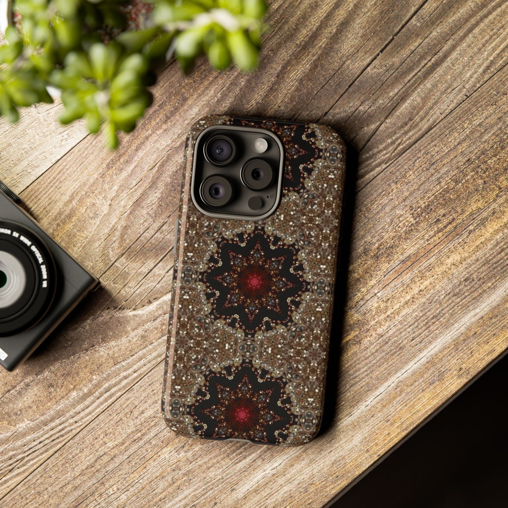 Brown Mandala Tough Protective Case
