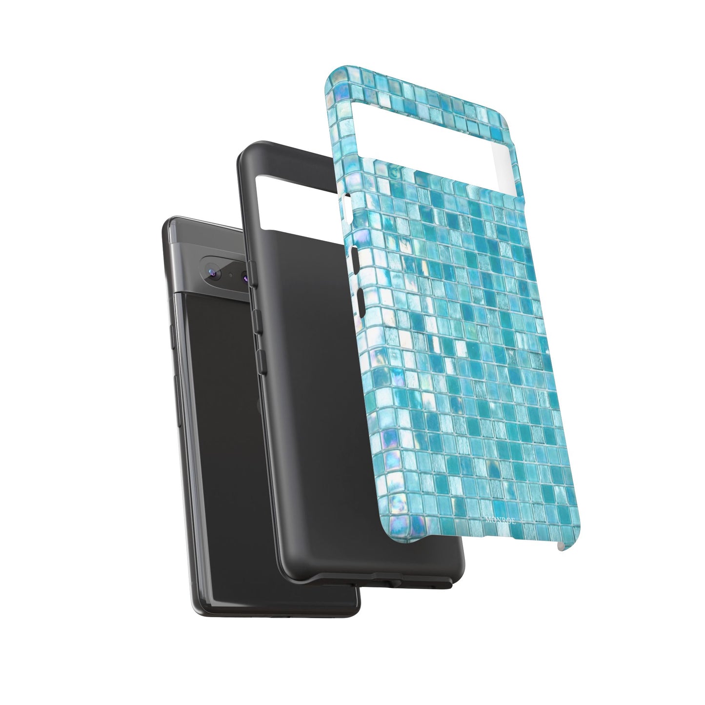 Hot Blue Mosaic Tile Tough Case