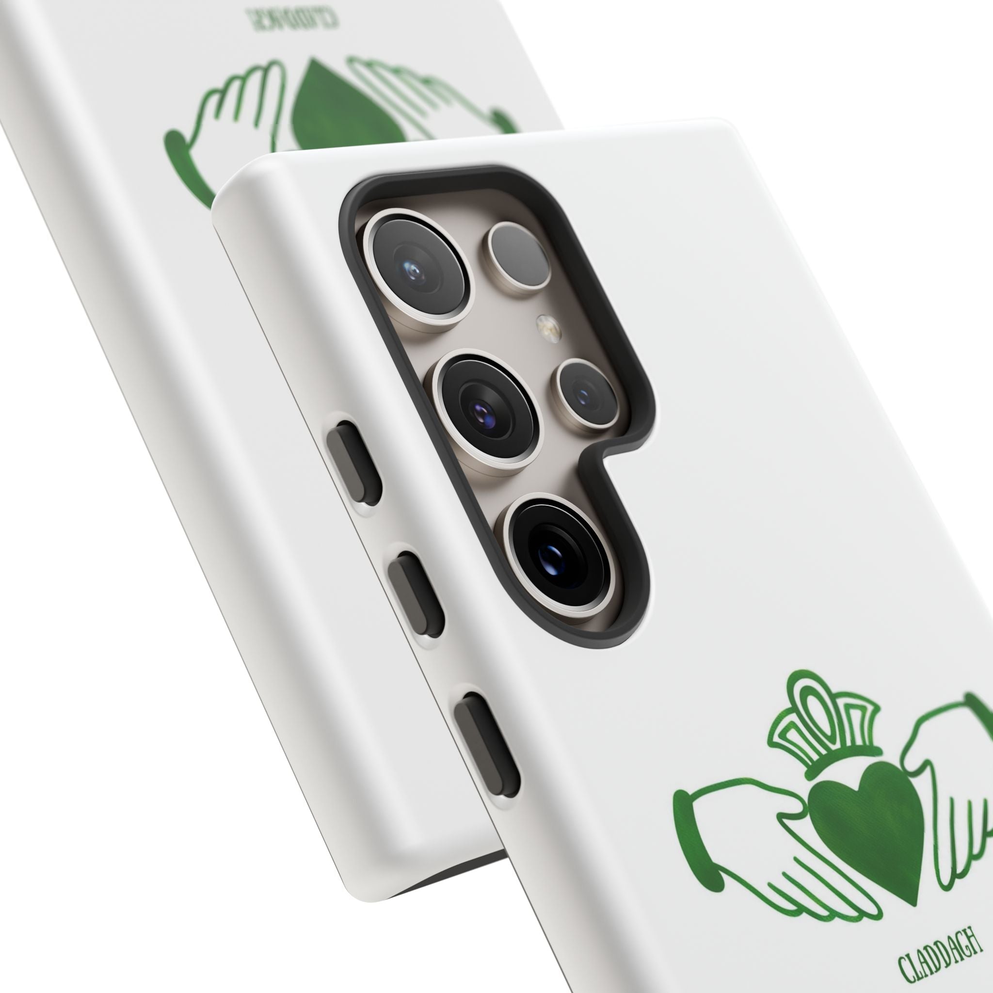 Irish Claddagh Symbol Green Tough Case