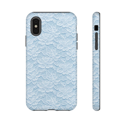 Glacier Blue Lace Tough Case