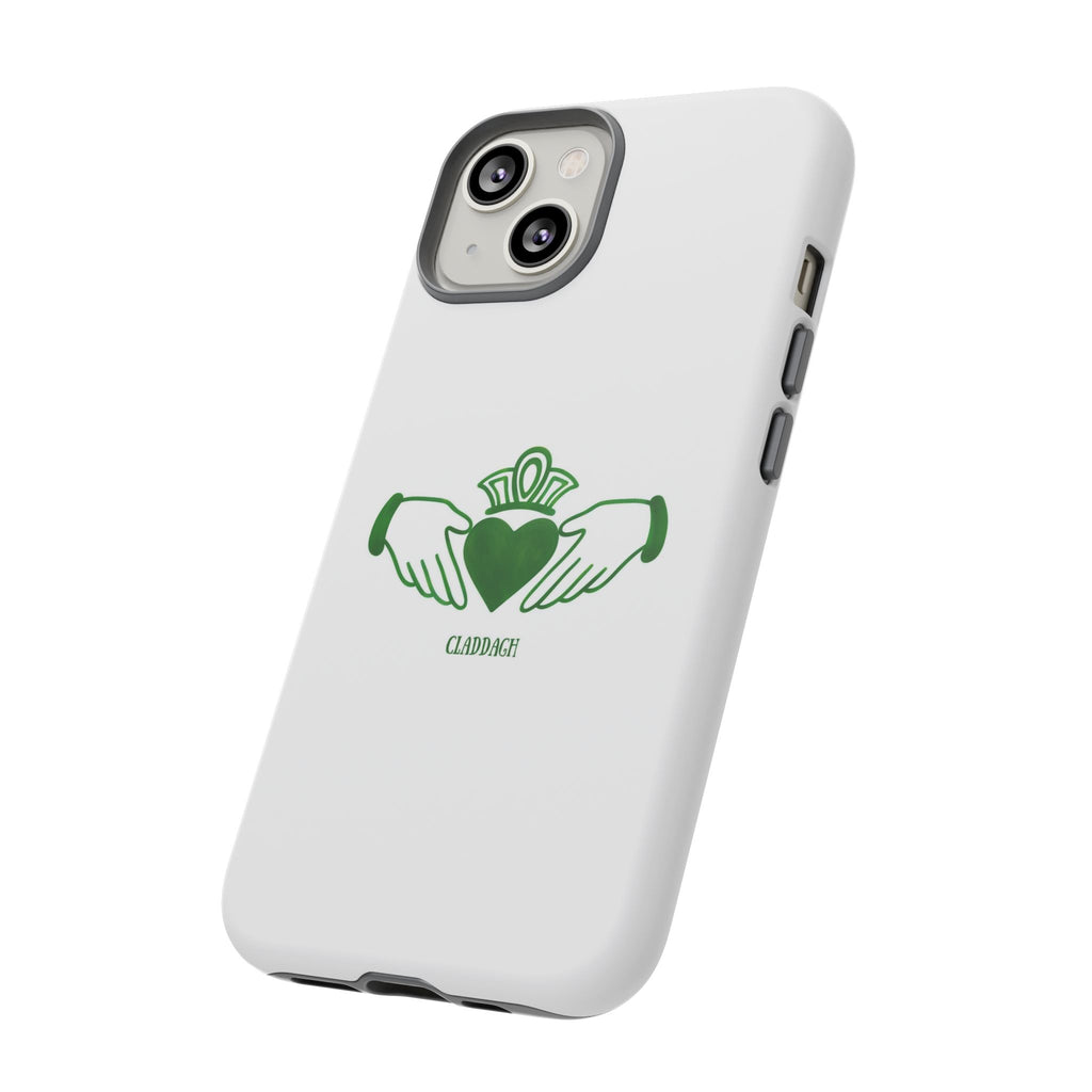 Irish Claddagh Symbol Green Tough Case