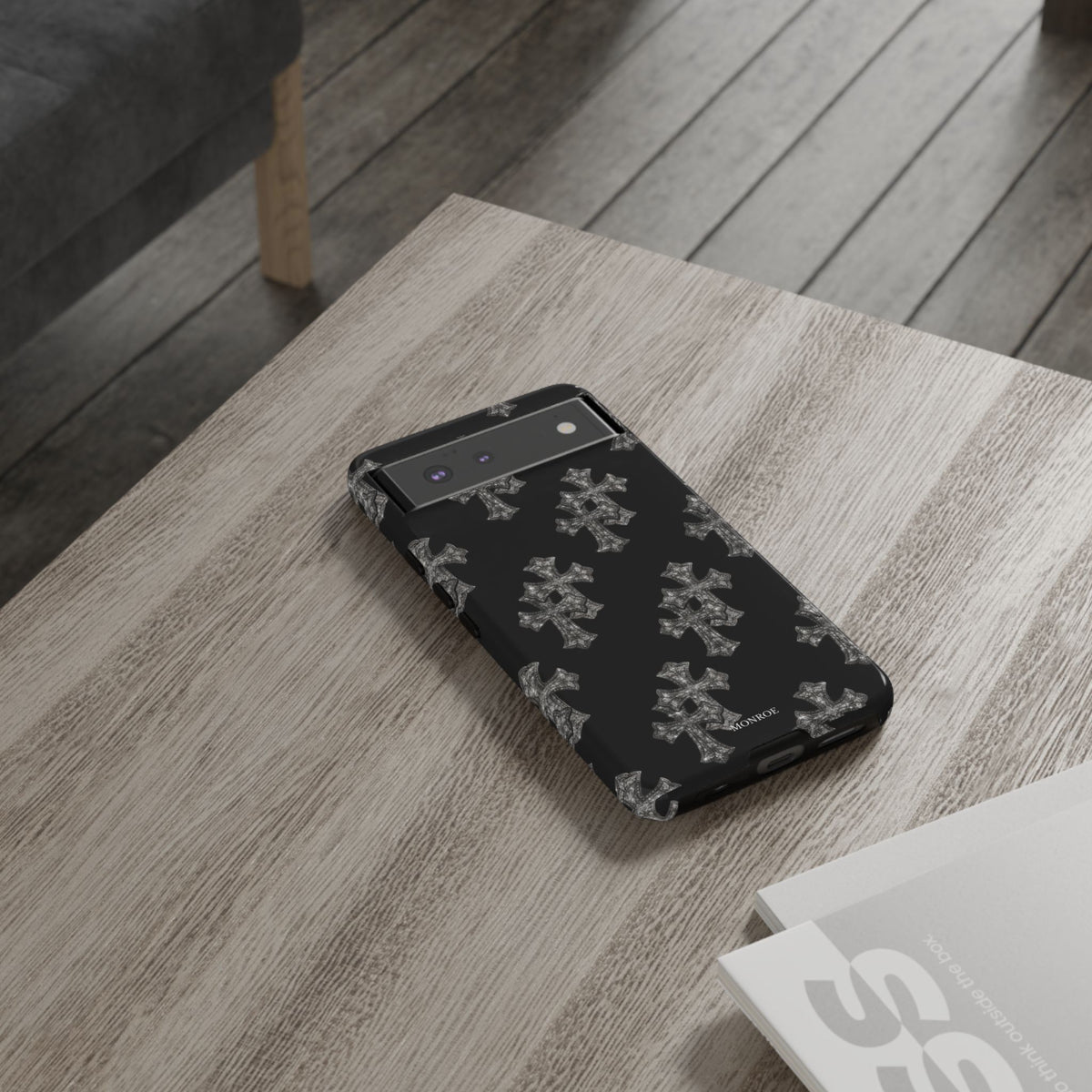 Black Crystal Cross Tough Case