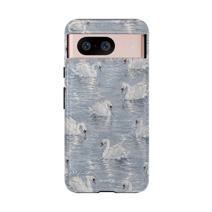Swan Pattern Tough Case