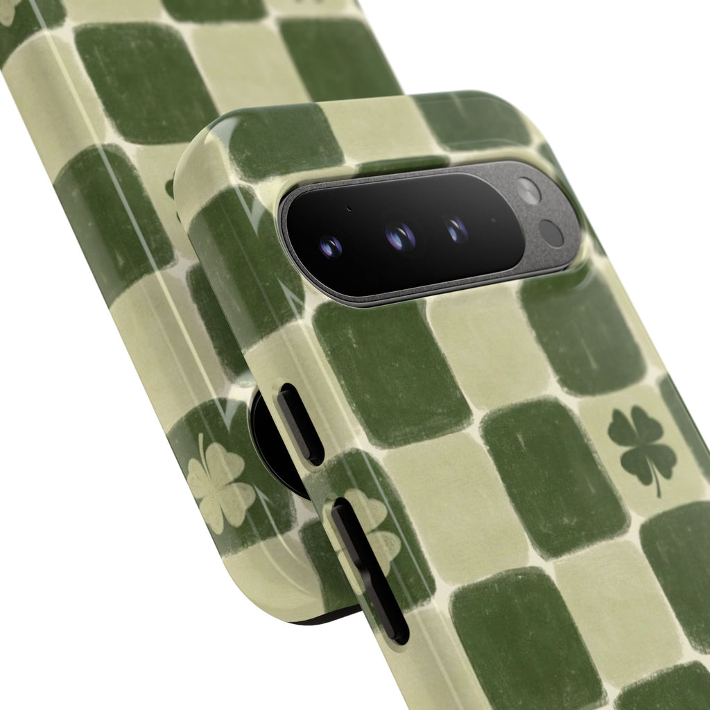 Clover Checker Tough Phone Case