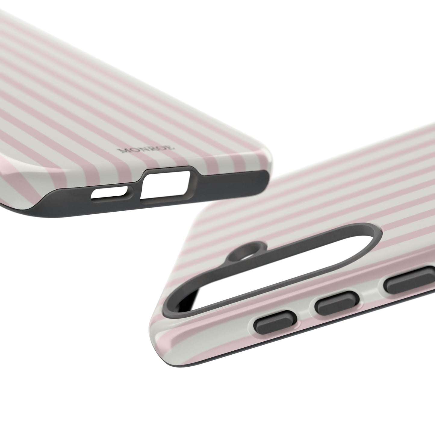 Light Pink Stripe Tough Phone Case