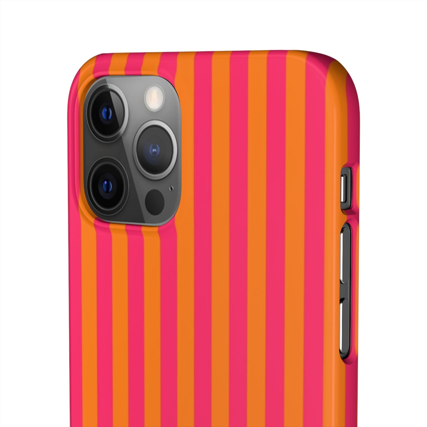 Striped Orange & Pink Case
