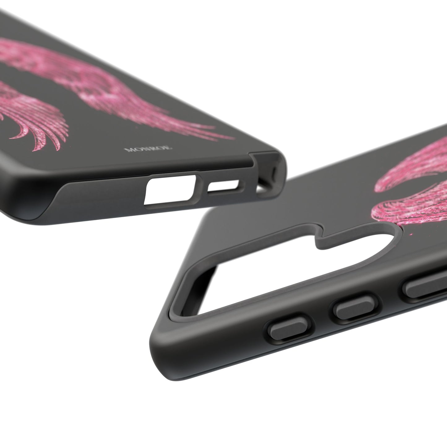 Pink Glitter Angel Tough Case