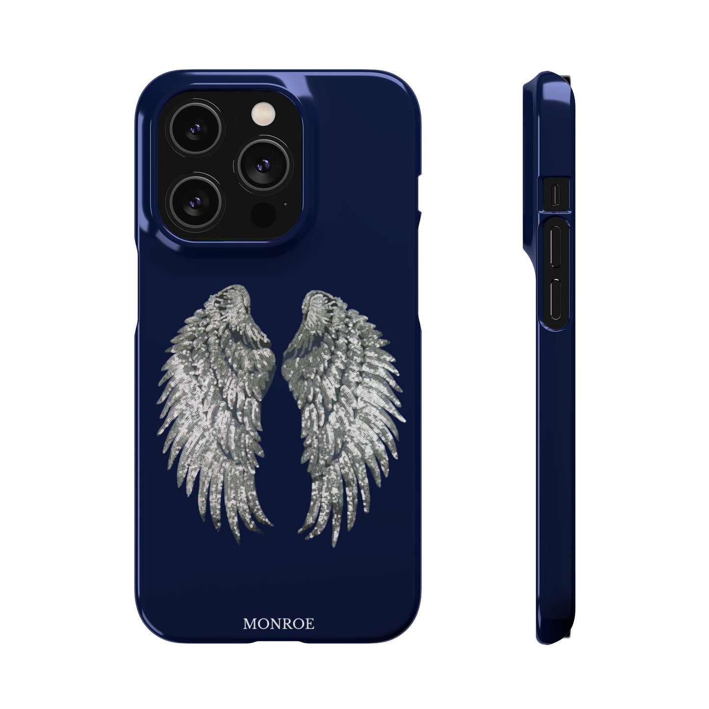 Navy Angel Wings Case
