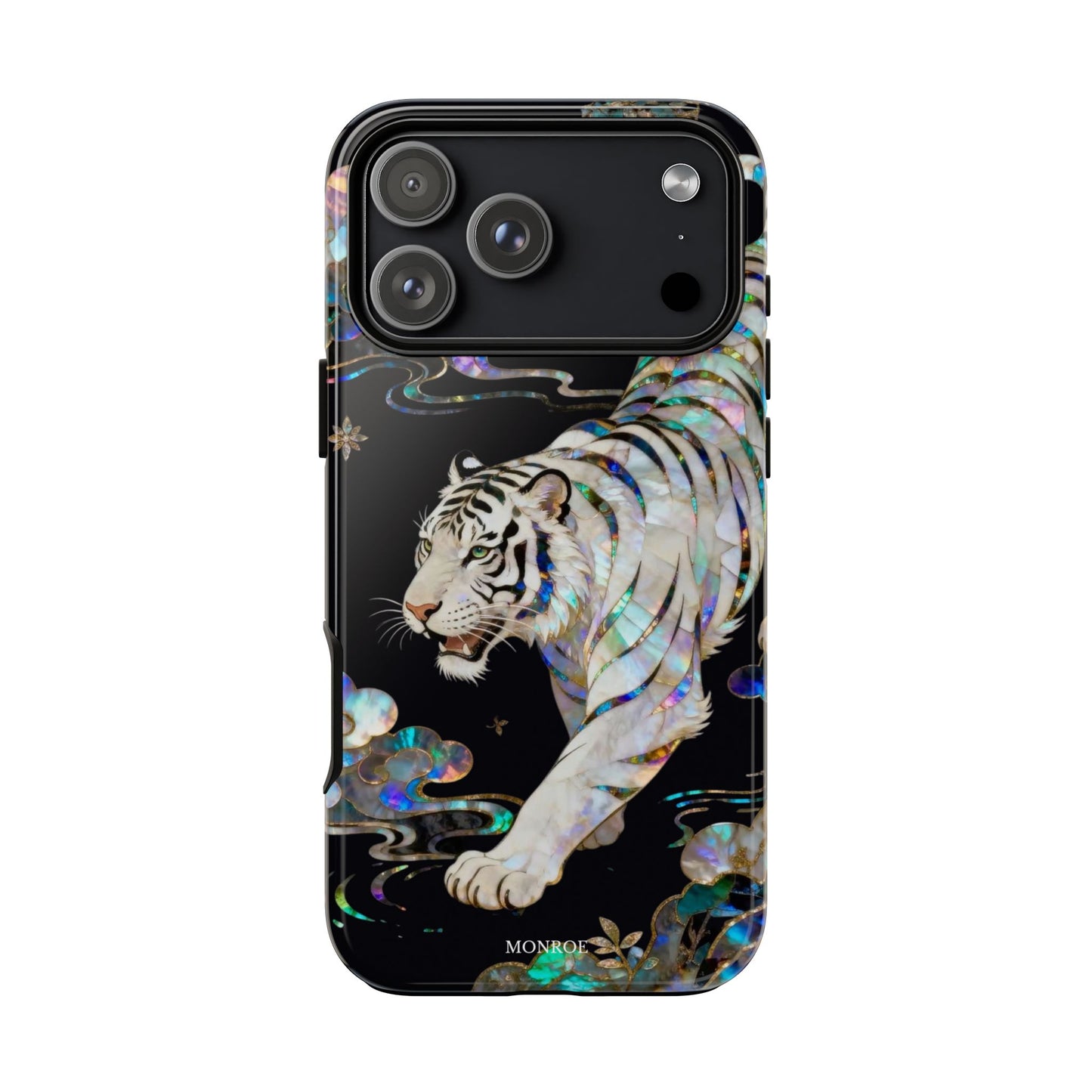 Iridescent White Tiger Tough Case
