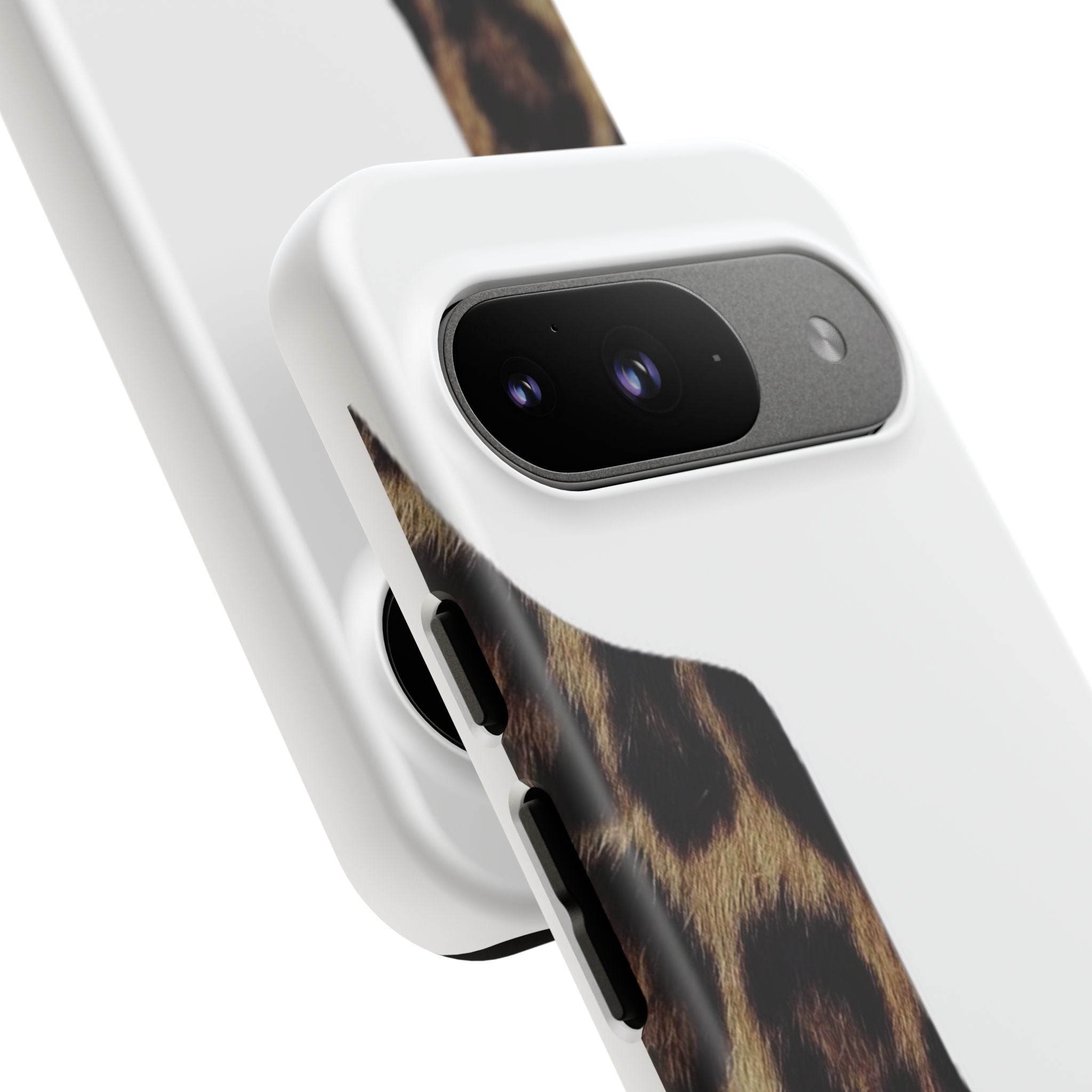 Half Cheetah Print Phone Case