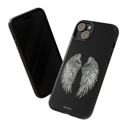 Silver Wings Black Tough Case