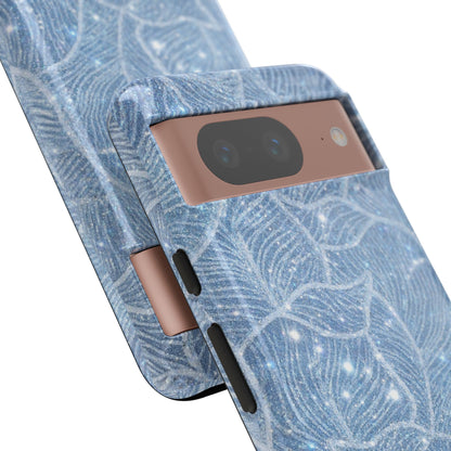 Glacier Blue Floral Tough Case