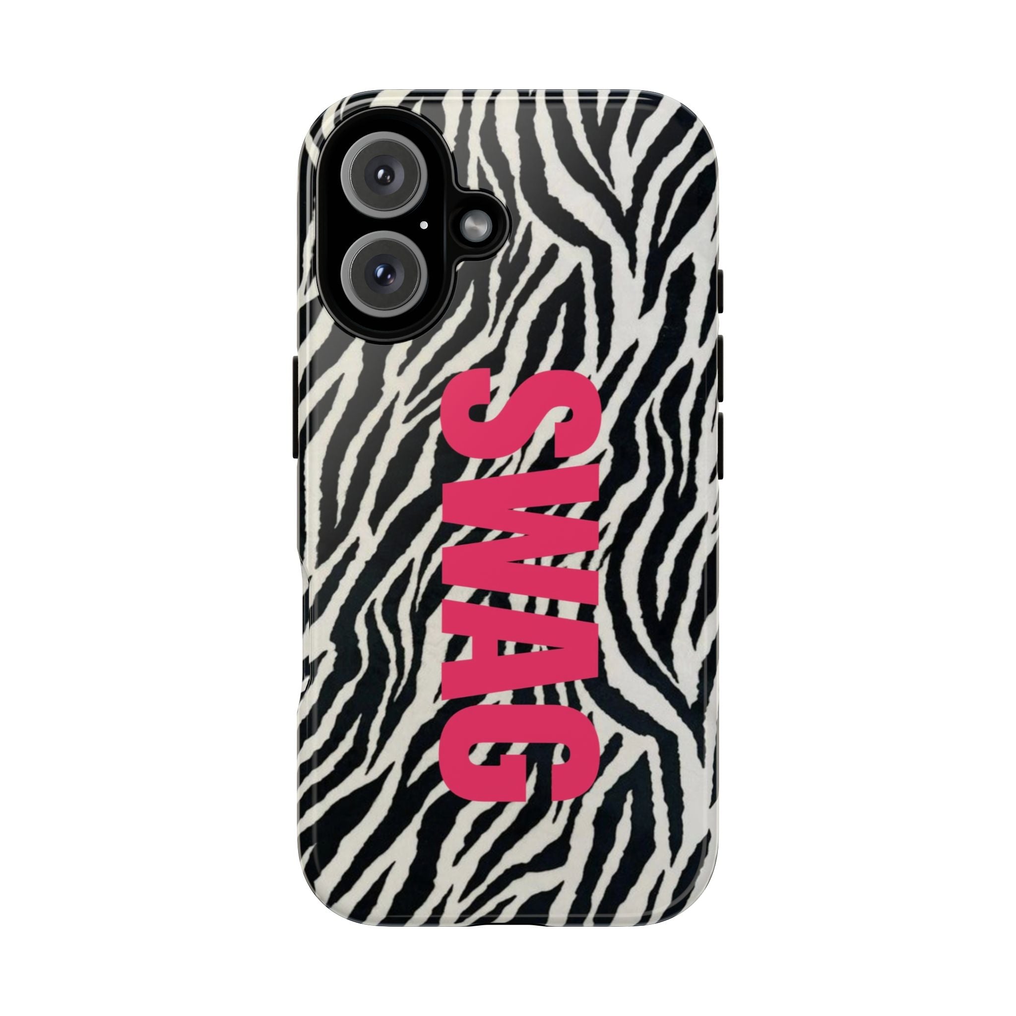 'SWAG' Zebra Print Tough Case