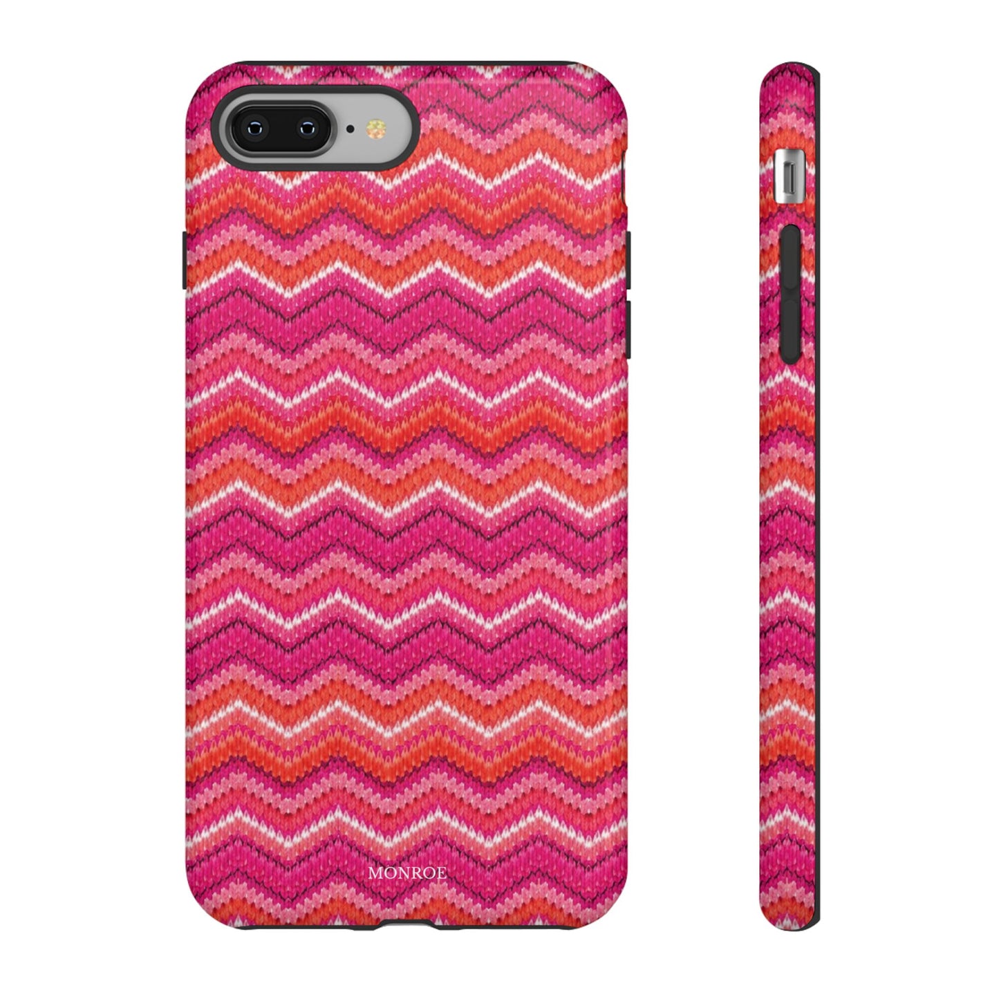 Pink Zigzag Tough Case