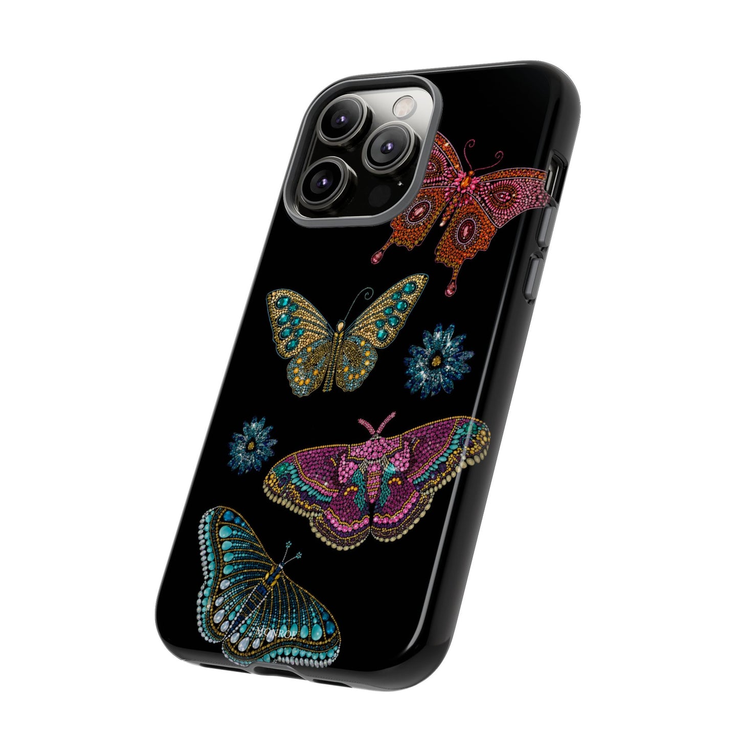 Butterfly Beaded Tough Case