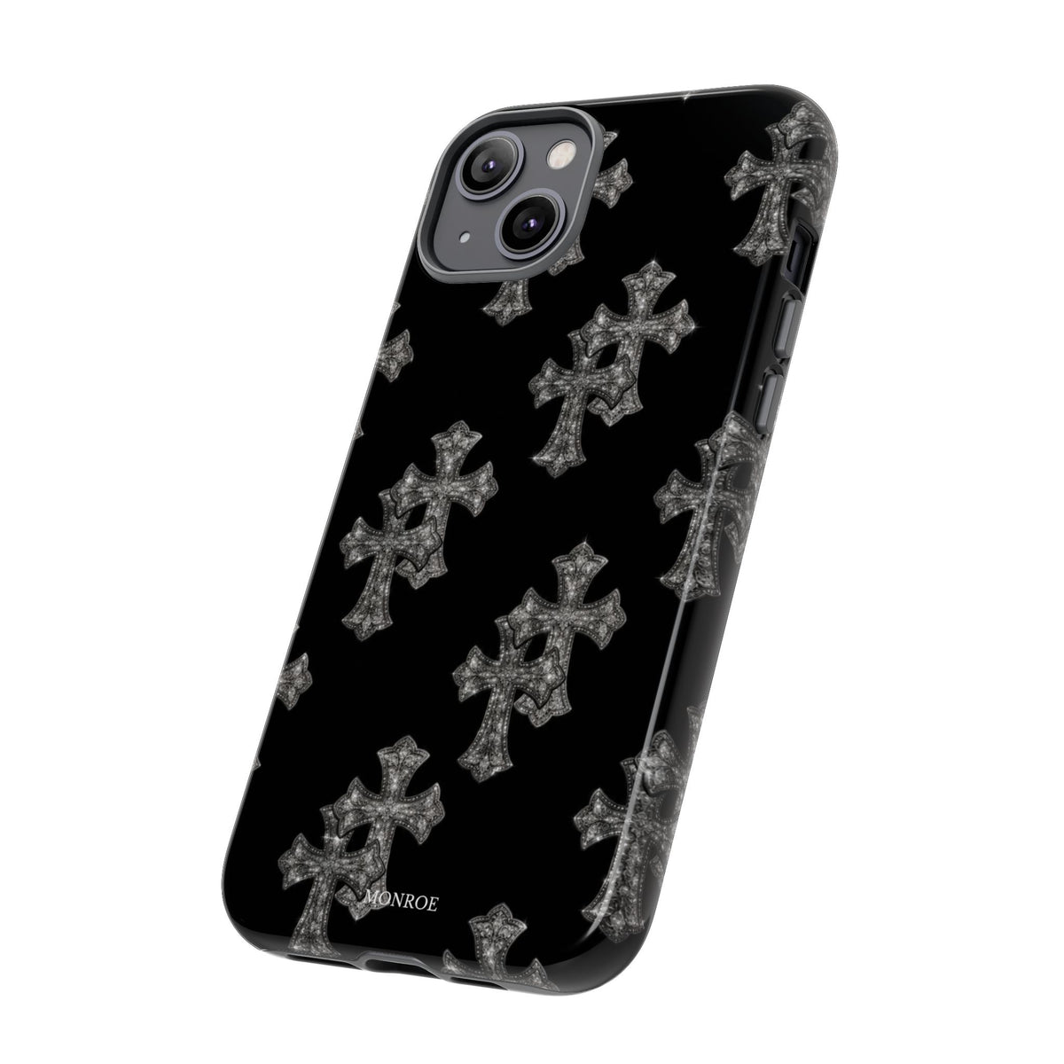 Black Crystal Cross Tough Case