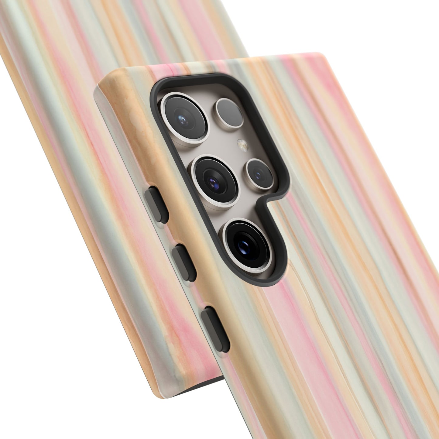 Pastel Watercolor Stripe Tough Case