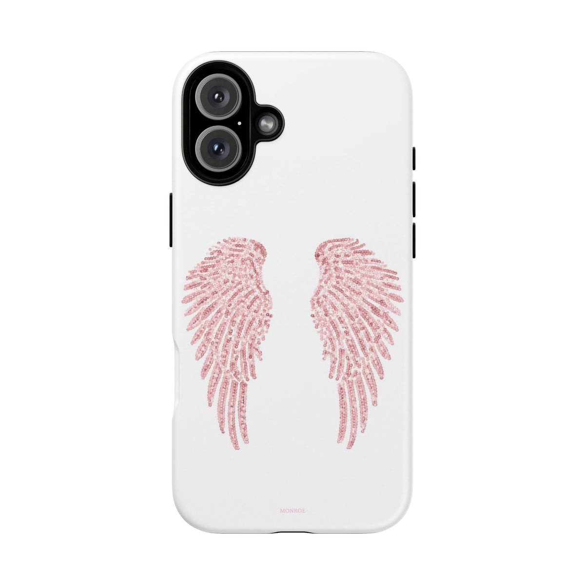 White & Pink Wings Tough Case