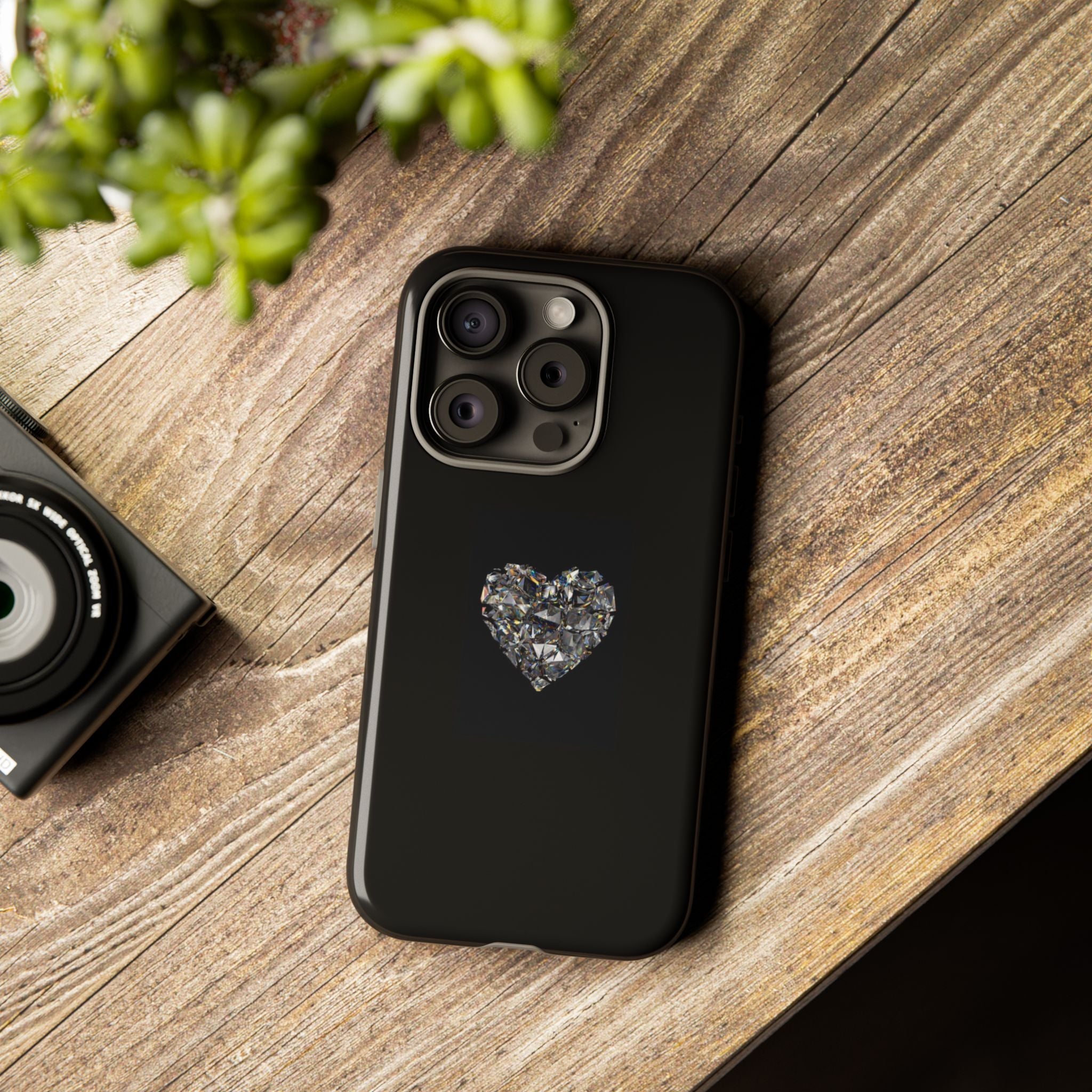 Crystal Heart Phone Case