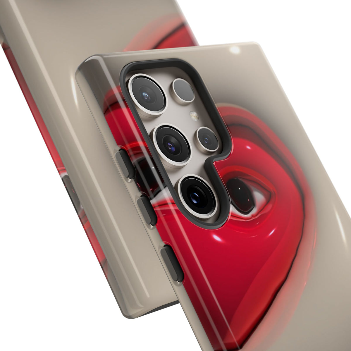 Red Heart Eyes Tough Case