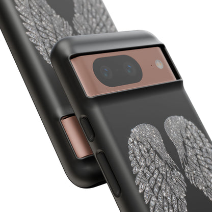 Silver Angel Wings Tough Case