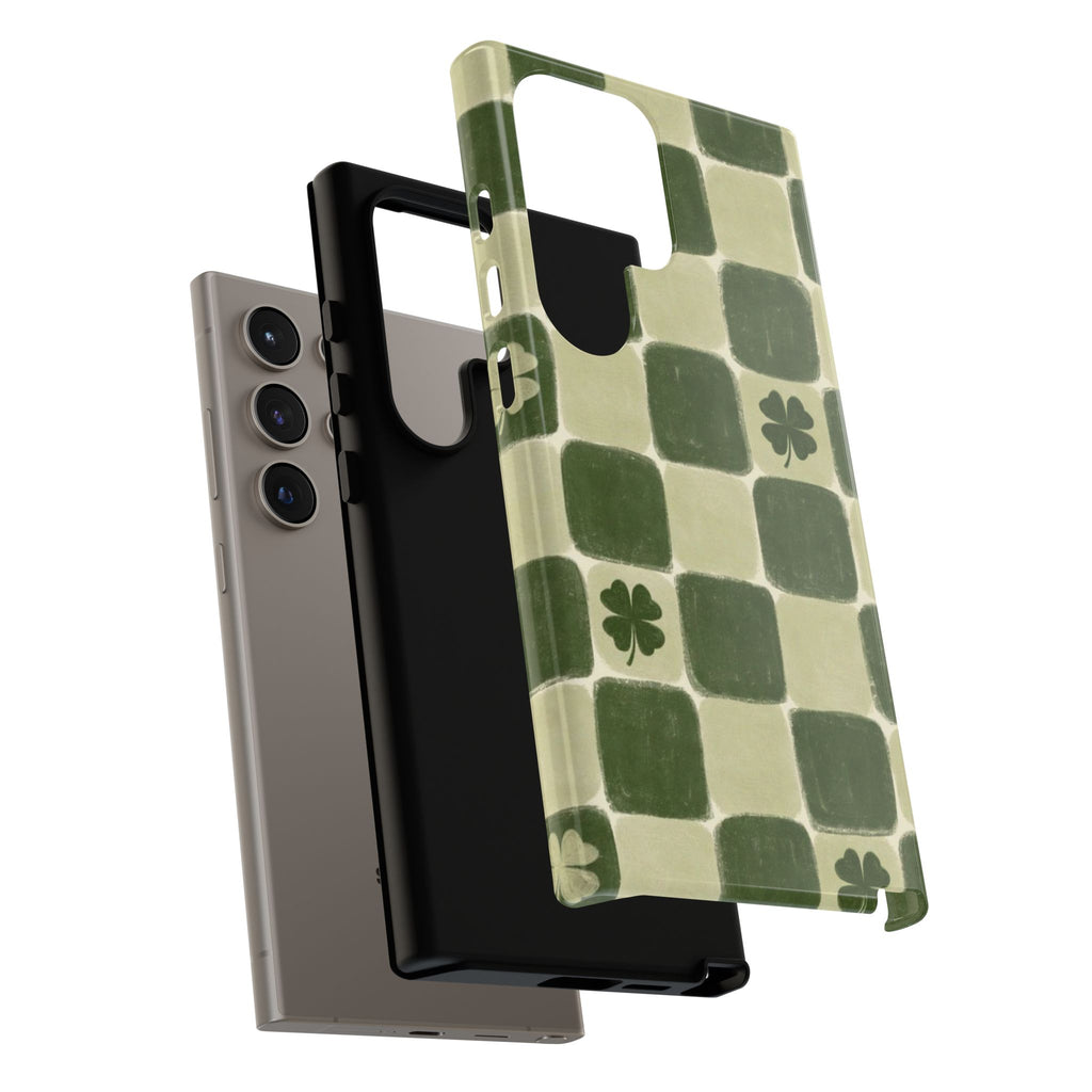 Clover Checker Tough Phone Case