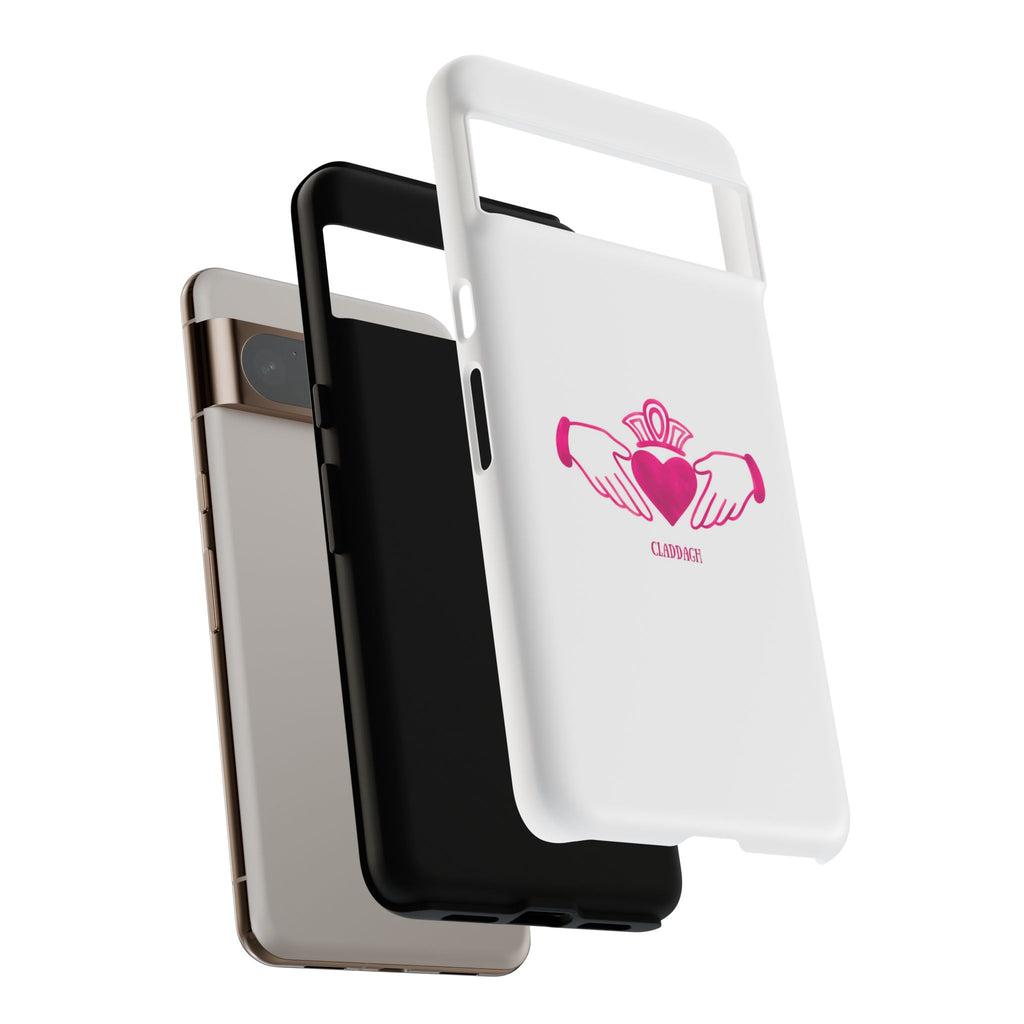 Pink Irish Claddagh Symbol Tough Phone Case