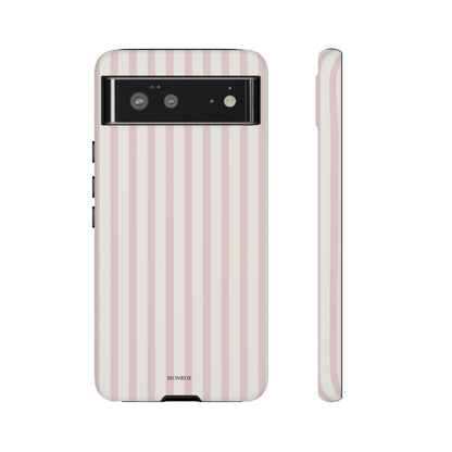 Light Pink Stripe Tough Phone Case