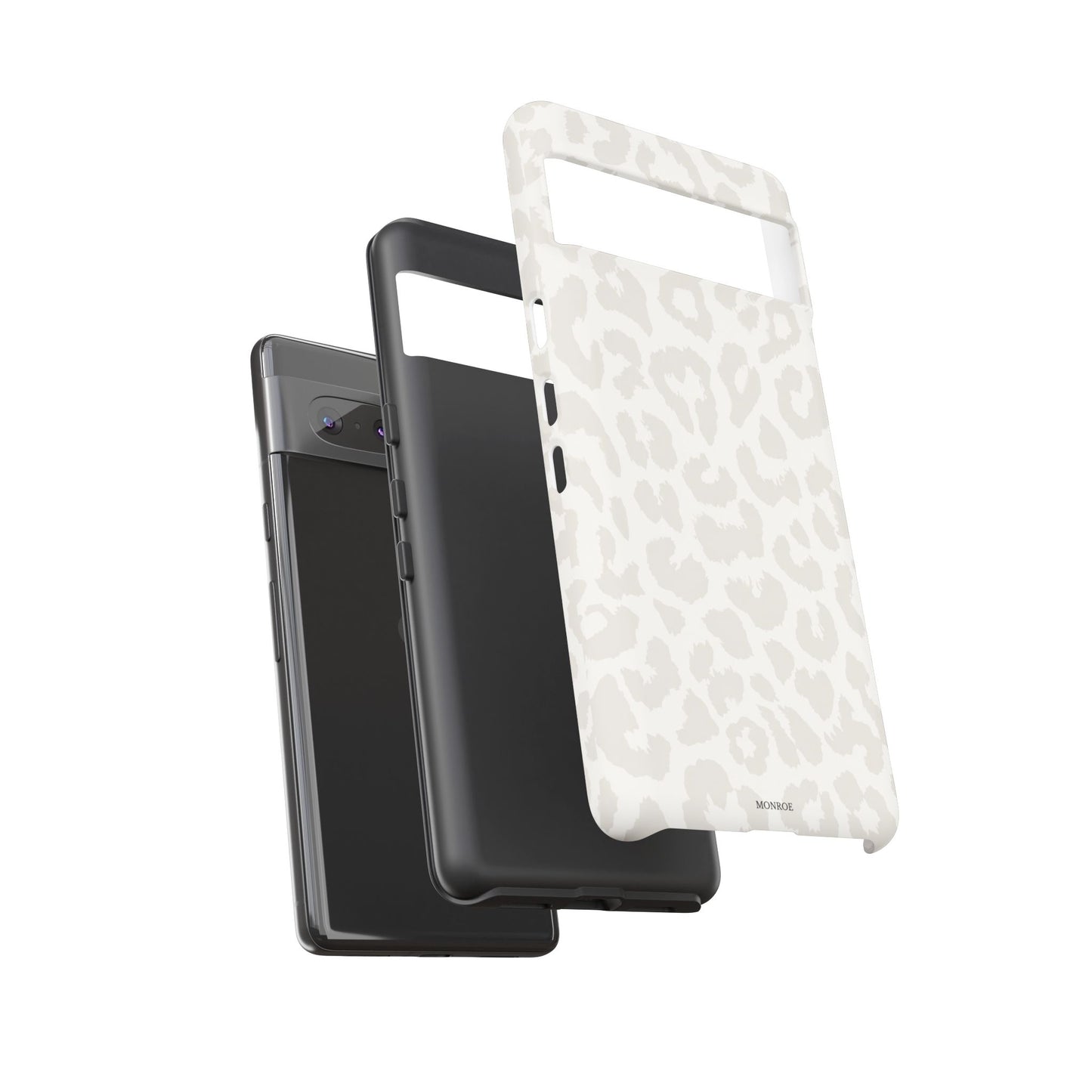 White Leopard Print Tough Case